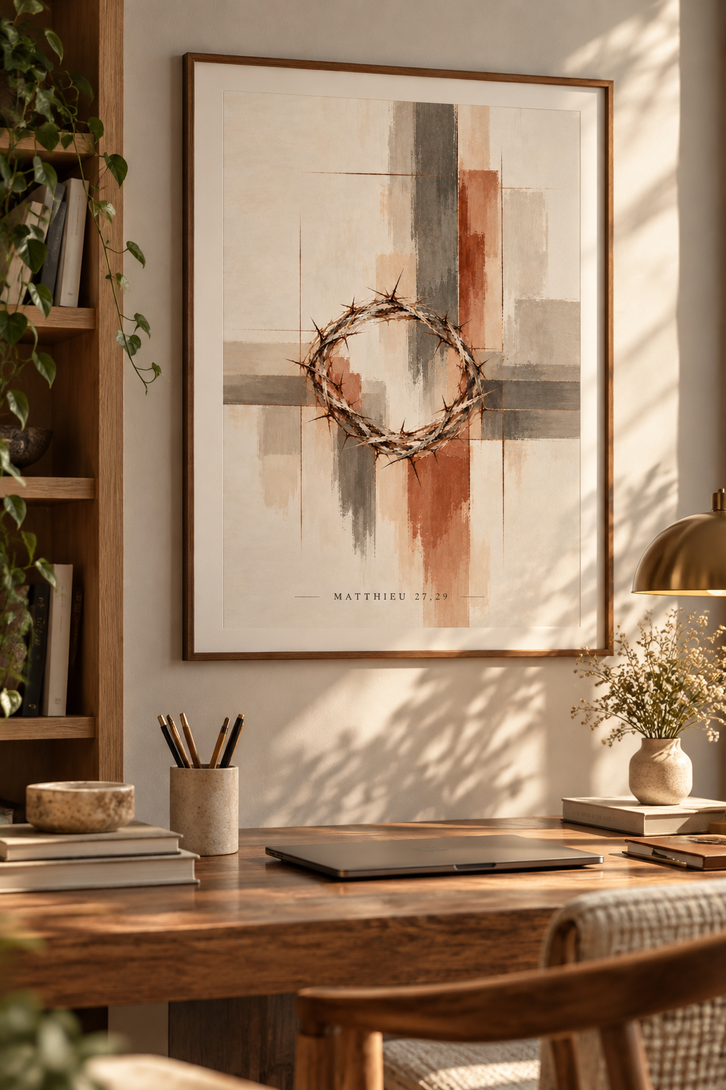 Crown of Thorns — Matthew 27:29 | Christian Wall Poster
