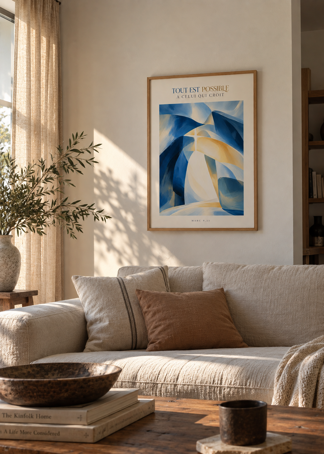 Everything Is Possible Christian Wall Art | Mark 9:23 | FIDAEM