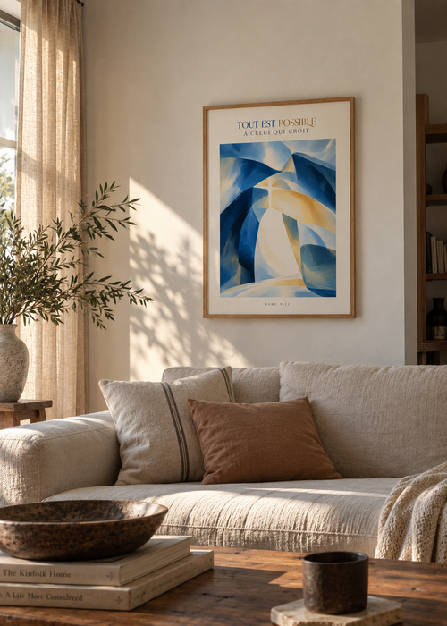 Everything Is Possible Christian Wall Art | Mark 9:23 | FIDAEM