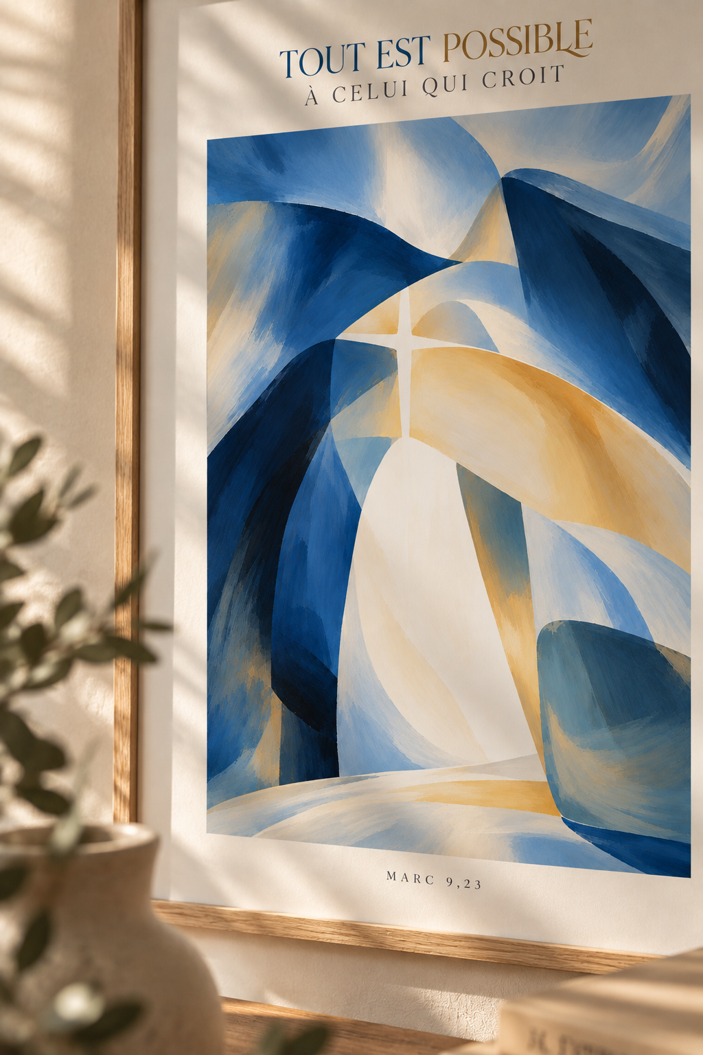 Everything Is Possible Christian Wall Art | Mark 9:23 | FIDAEM