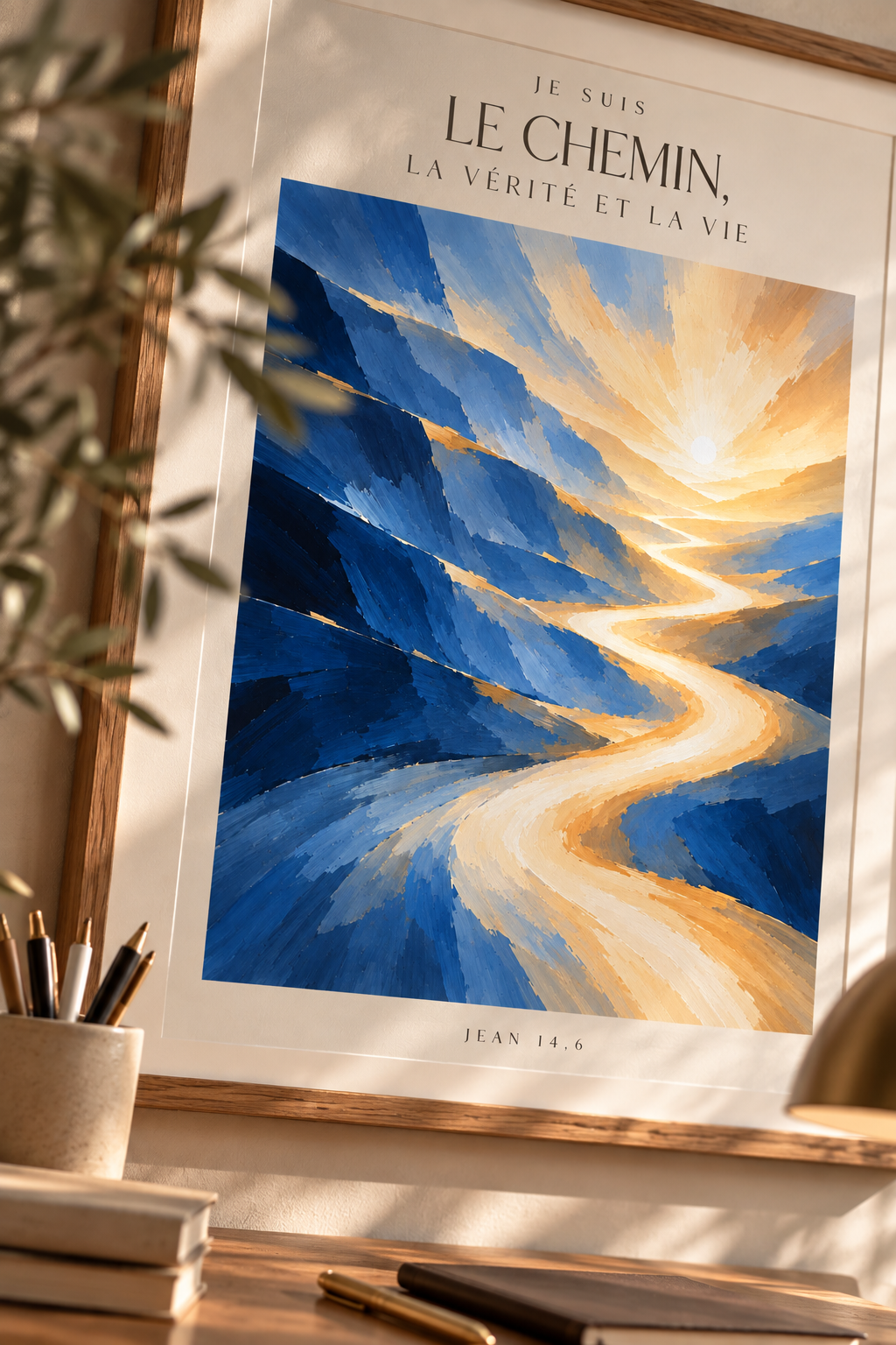 I Am the Way Christian Wall Art | John 14:6 | FIDAEM