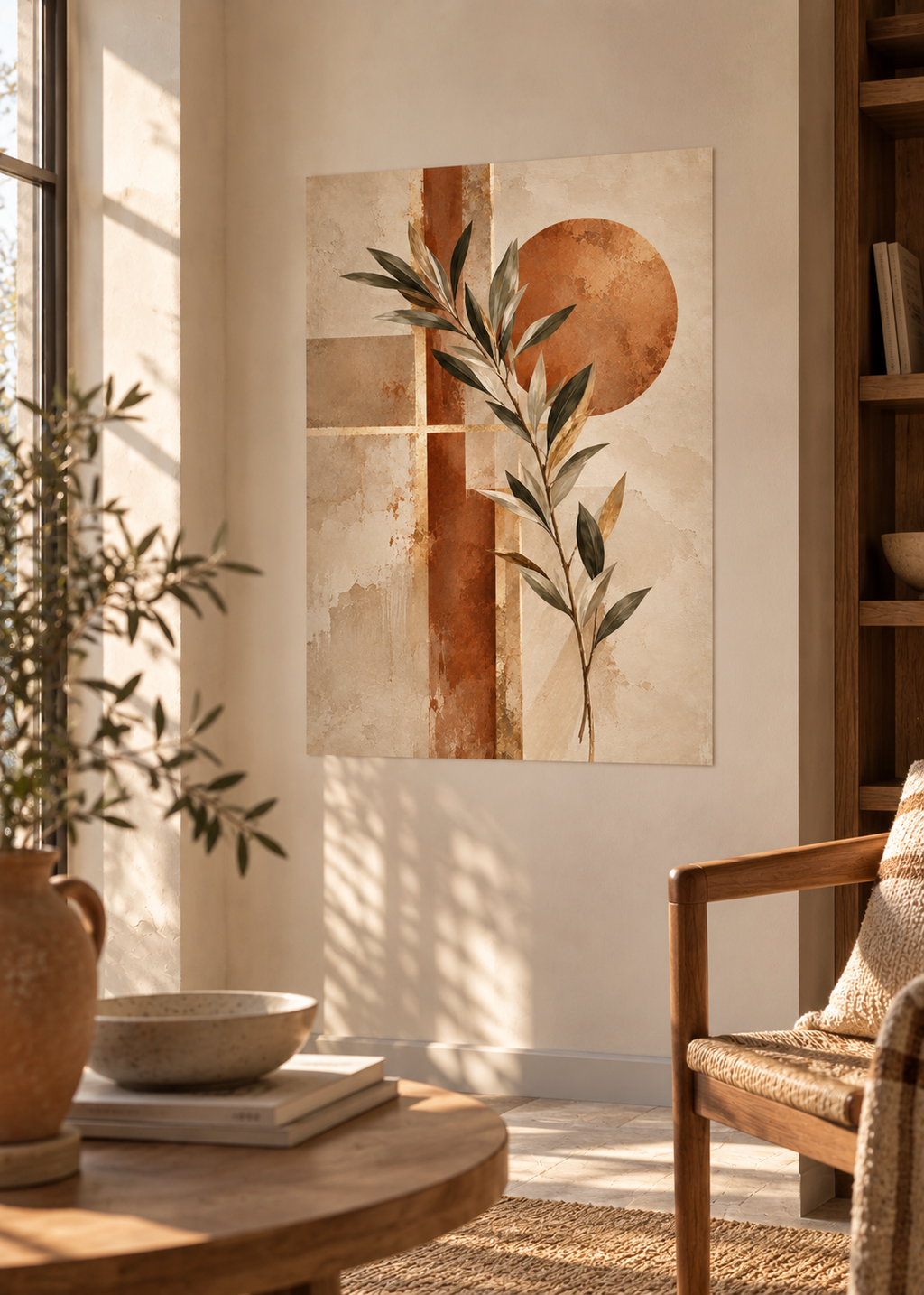 Olive Branch — Modern Christian Wall Poster